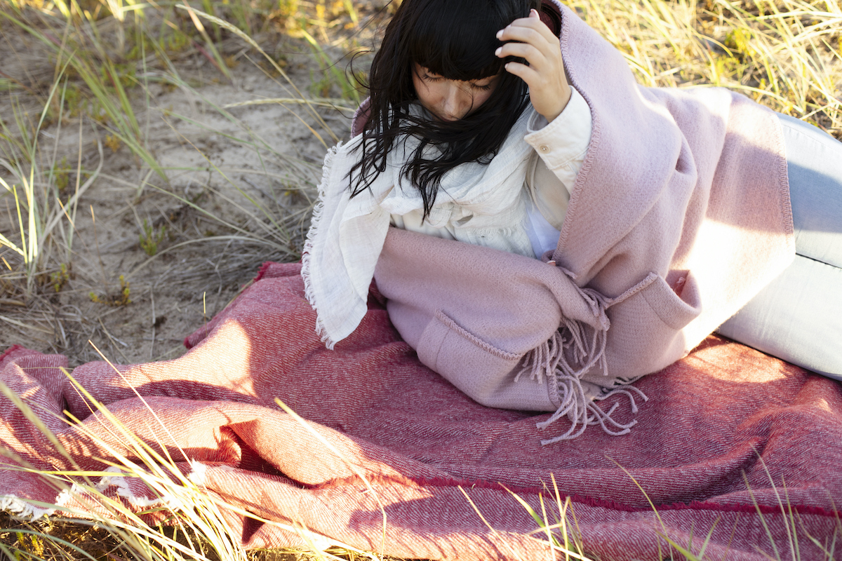 Lapuan Kankurit UNI Pocket Shawl (Midnight Blue) main image 0