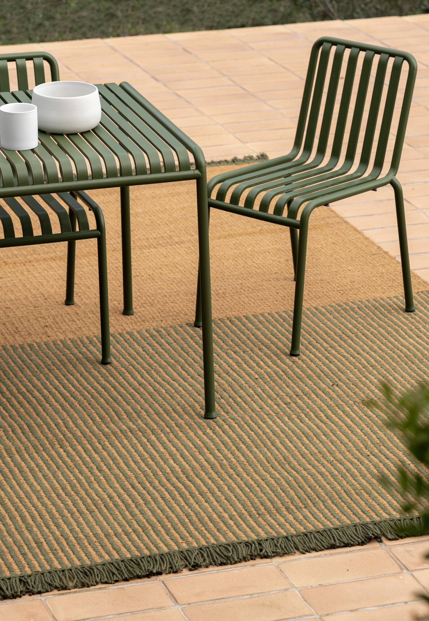 Nanimarquina Garden rug, green | Finnish Design Shop