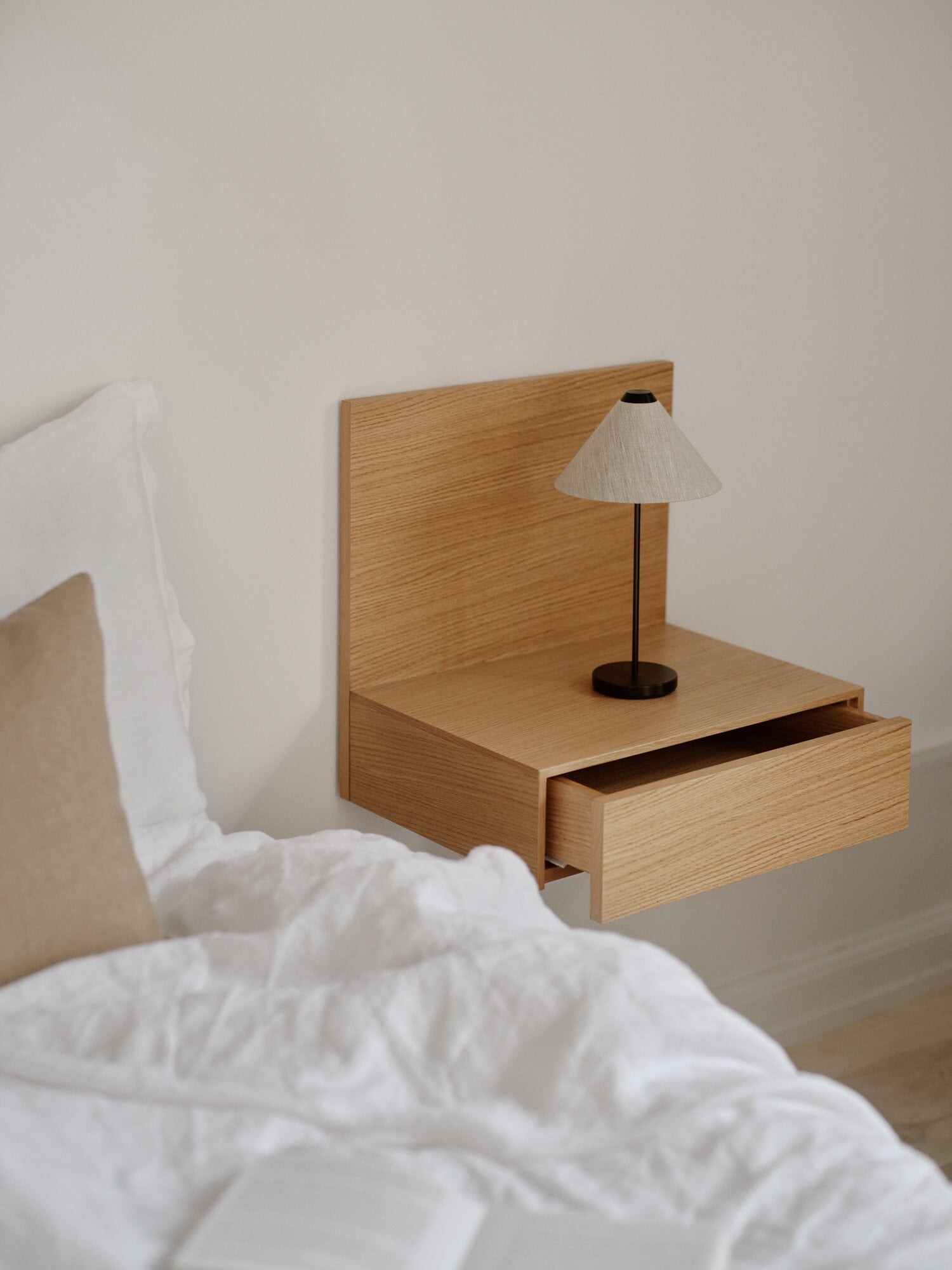 New Works Tana wall mounted nightstand, oak | Finnish Design Shop