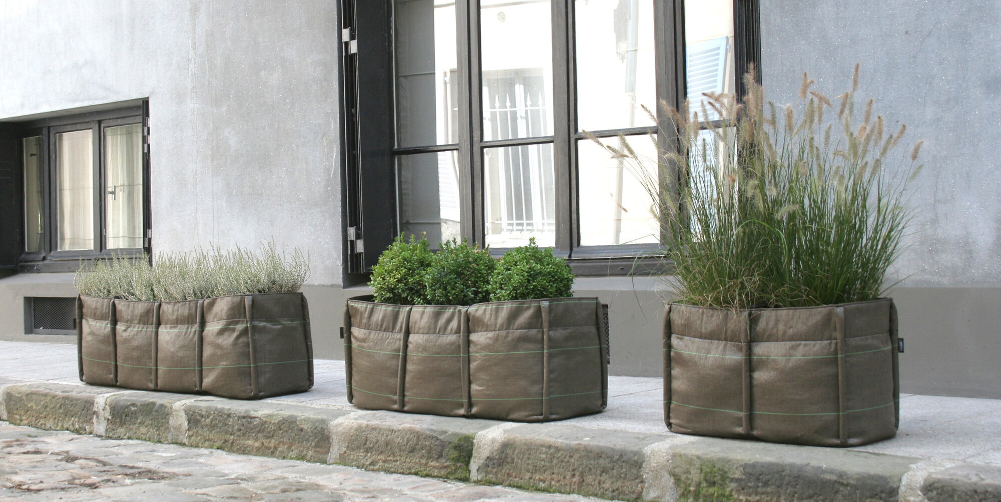 Bacsac Baclong 3 fabric planter, 110 L, geotextile | Finnish