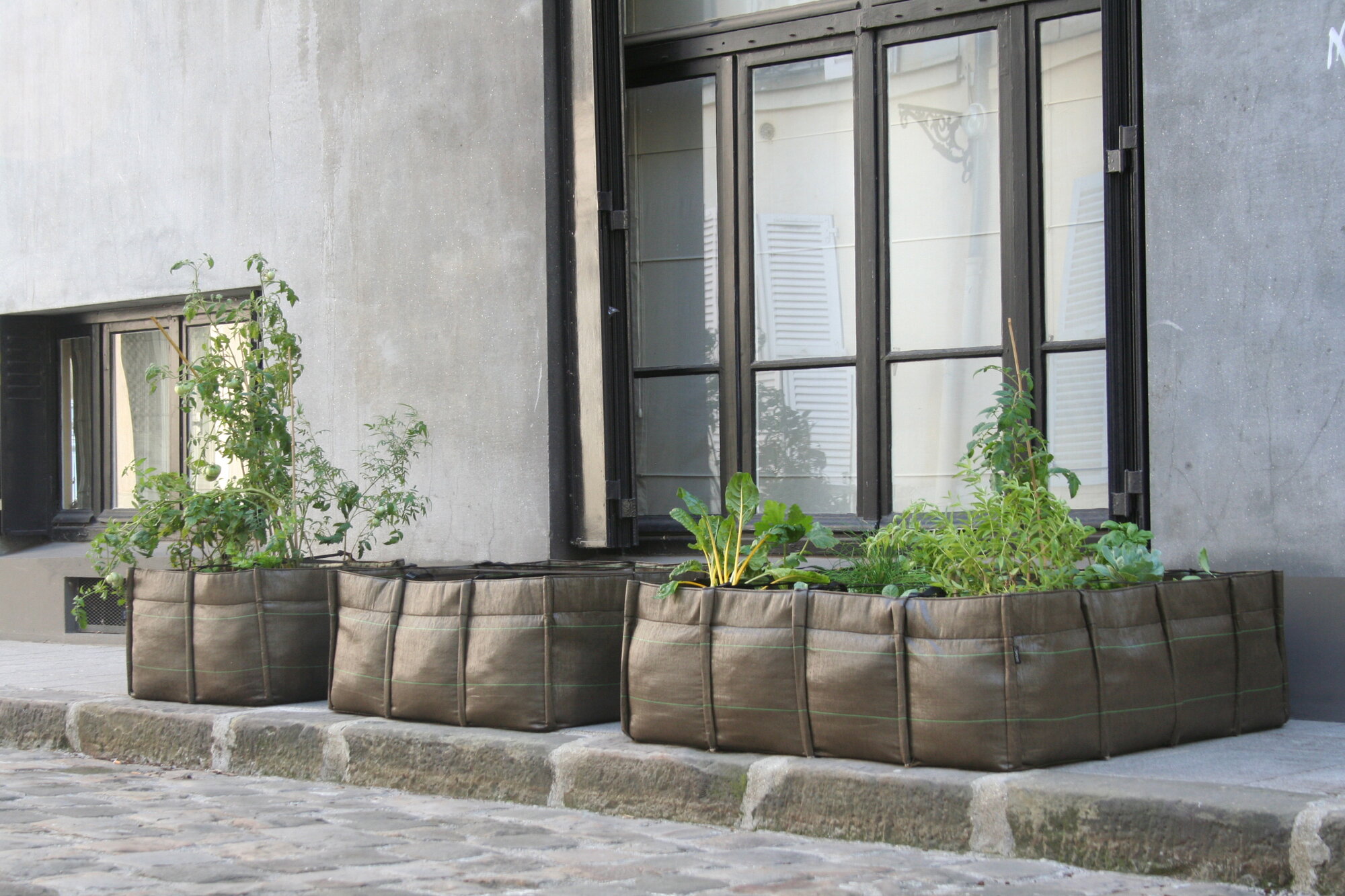 Bacsac Bacsquare 4 fabric planter, 140 L, geotextile | Finnish