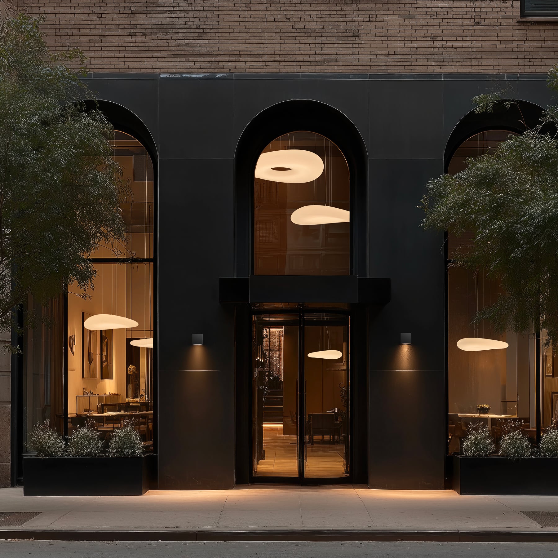 Stilnovo Mr. Magoo pendant, 75 cm, 3000K, phase cut, white | Finnish ...