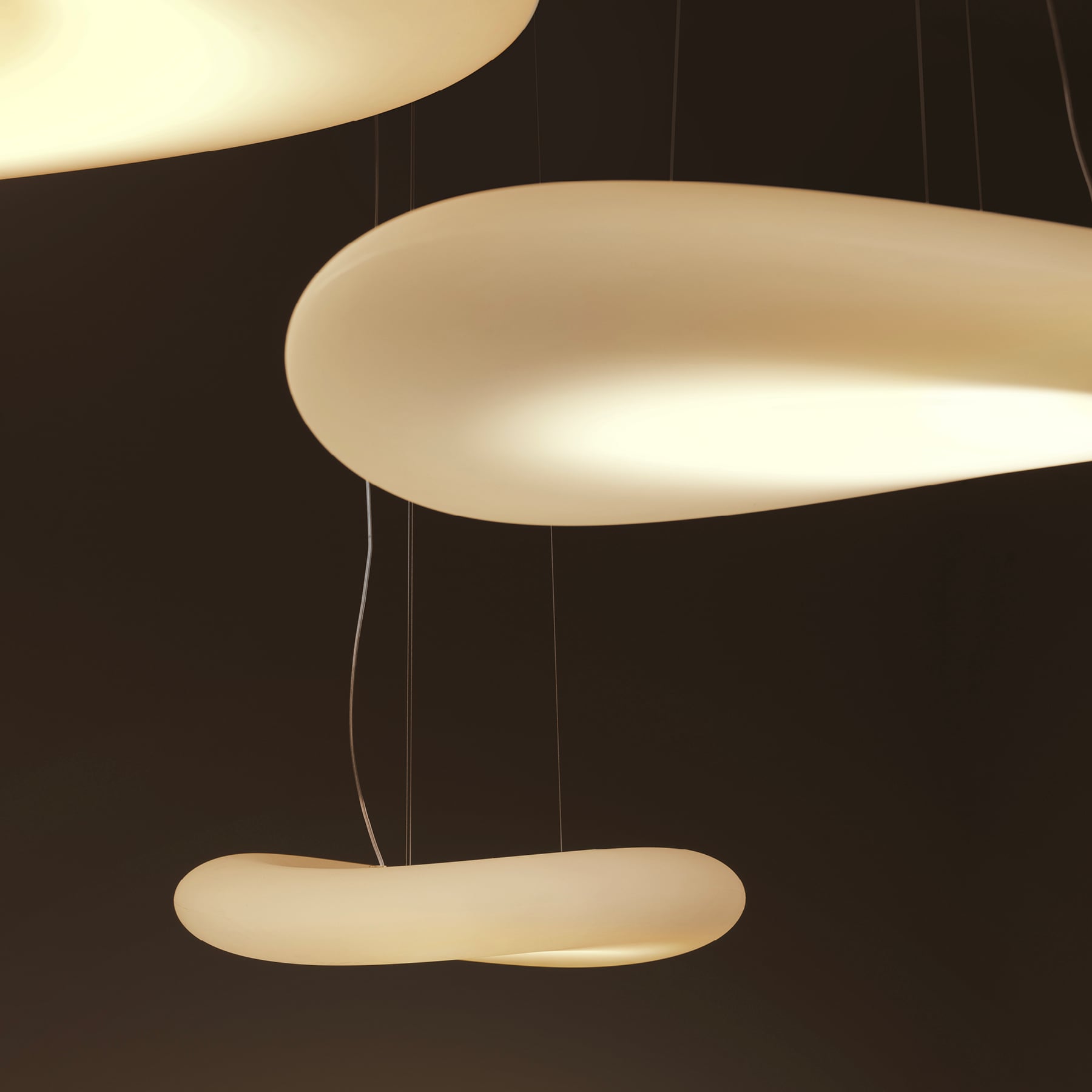 Stilnovo Mr. Magoo pendant, 75 cm, 3000K, phase cut, white | Finnish ...