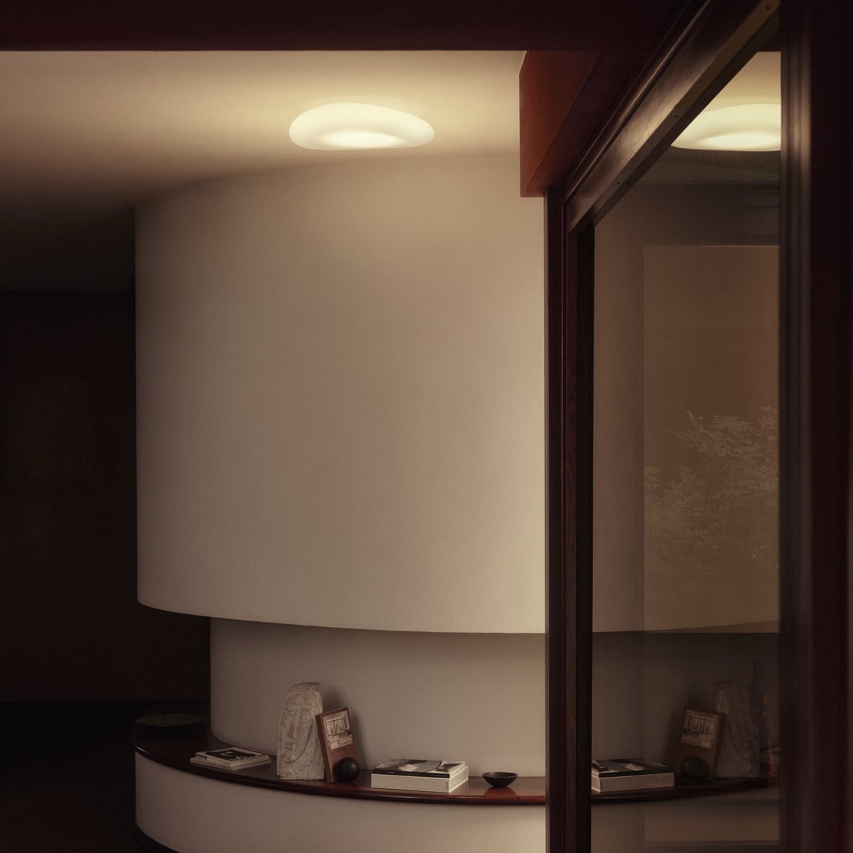 Stilnovo Mr. Magoo ceiling lamp, 76 cm, 2700K, DALI, white | Finnish ...