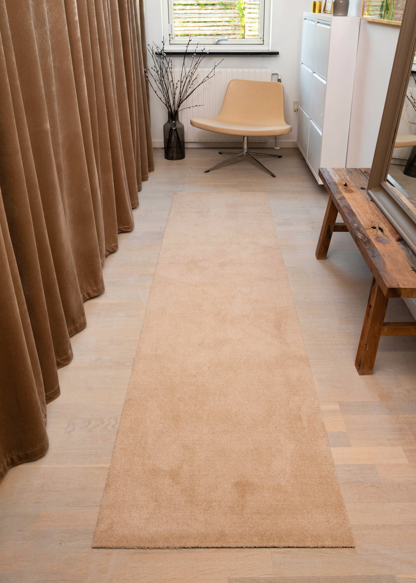 67 Rug Tica Copenhagen Uni color rug, 67 x 250 cm, ivory | Finnish Design Shop