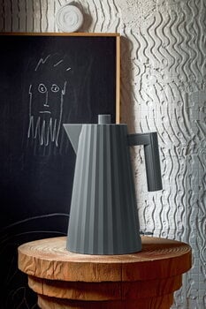 Alessi Plissé electric kettle 1,7 L, grey