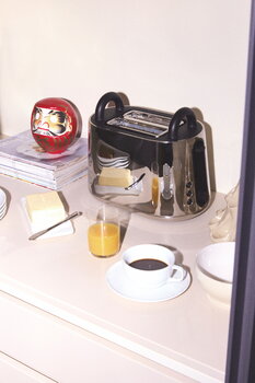 Alessi Toru Toaster, Edelstahl - schwarz