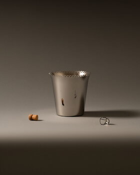 Alessi Edges ice bucket, stainless steel, decoration image
