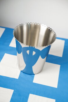 Alessi Edges ice bucket, stainless steel, decoration image