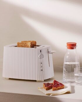 Alessi Plissé toaster, white