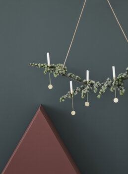 ferm LIVING Joulukuusen kynttilänpidikkeet, 4 kpl