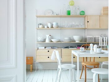 Artek Aalto stool 60, lacquered white