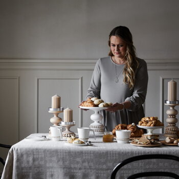 Aarikka Keisarinna candleholder, white, decoration image