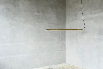 NUAD Radent pendant lamp 135 cm, brass