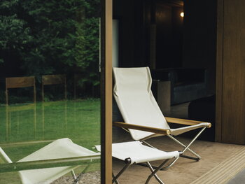 Nychair X Nychair X lounge chair, beech - white