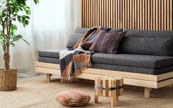 Tapio Anttila Collection Day&Night sofa bed, oak - grey Hopper 67, decoration image