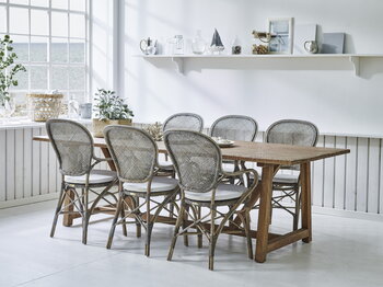 Sika-Design Rossini dining armchair, taupe rattan