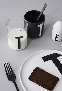 Design Letters Tazza Arne Jacobsen, nera, A-Z