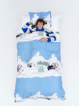 Moomin Arabia Moomin pillowcase, 50 x 60 cm, Ski Jumping, decoration image