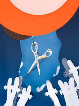 Fiskars Muumi yleissakset, 21 cm, Juhlat, sisustuskuva