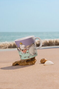 Moomin Arabia Tazza Moomin, Beach Day, immagine decorativa