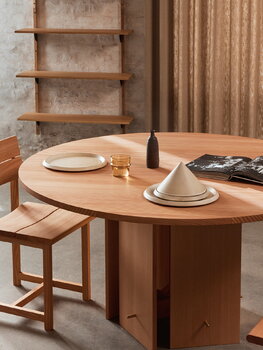 Ferm Living Erena suojakupu, 19 cm, kerma, sisustuskuva