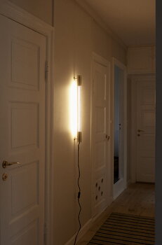 NUAD Radent wall lamp 70 cm, brass