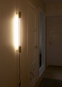 NUAD Radent wall lamp 70 cm, brass