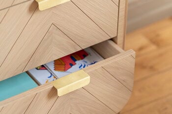 Hartô Cassettiera Marius, stretta, rovere, immagine decorativa