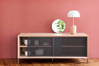 Hartô Credenza Gabin 122 cm, rovere - grigio ardesia, immagine decorativa
