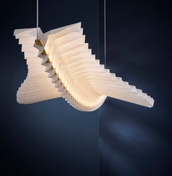 Frandsen Suspension Sora, blanche - laiton