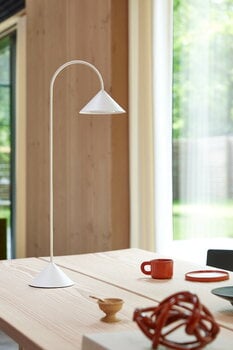 Frandsen Grasp Portable table lamp, 72 cm, matt white