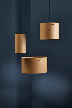 Frandsen FM1954 pendant, 16 cm, oak