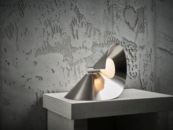 Frandsen Peel table lamp, brushed stainless steel