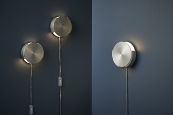 Frandsen Rotate wall lamp, brushed aluminium, decoration image