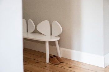 Nofred Mouse bench, white