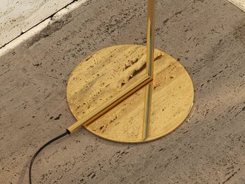 Flos IC F1 floor lamp, 24K gold, decoration image