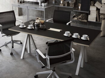 String Furniture Pannello da pavimento 115 x 30 cm, set di 1, grigio