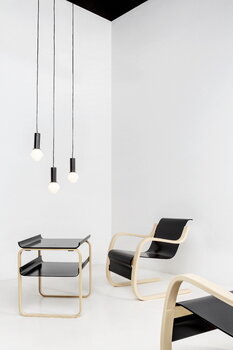Artek Aalto armchair 42 "Small Paimio", black