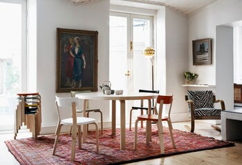 Artek Aalto stool 60, blue - birch