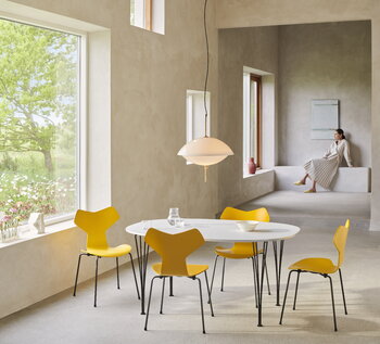 Fritz Hansen Suspension Clam 44 cm, opale