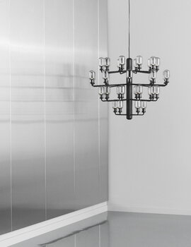 Normann Copenhagen Lampadario Amp, grande, grigio - nero