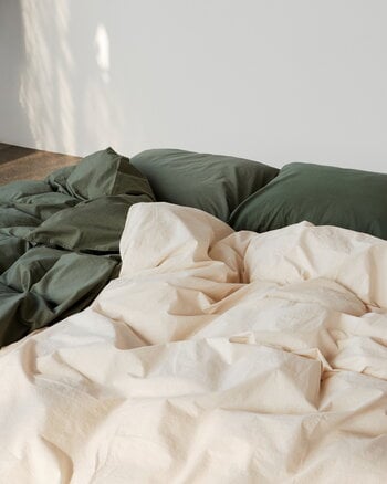 Tekla Pillow sham, 50 x 60 cm, olive green