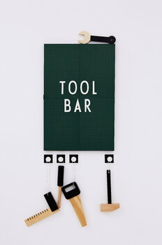 Design Letters Message board A4, dark green