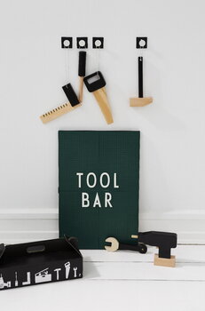 Design Letters Message board A4, dark green