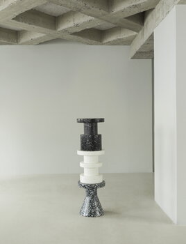 Normann Copenhagen Bit stool, cone, black - white