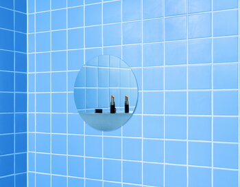 Normann Copenhagen Horizon spegel, rund, rostfritt stål