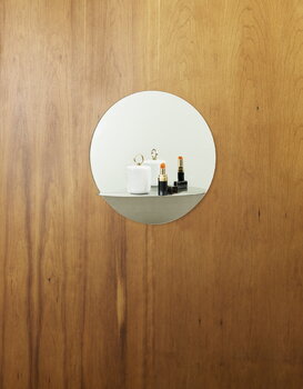Normann Copenhagen Horizon mirror, round, stainless steel