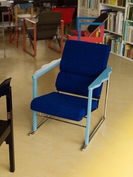 Hem Experiment lounge chair 502, blue - ultramarine, decoration image