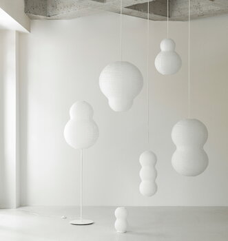 Puff Bubble floor lamp, white